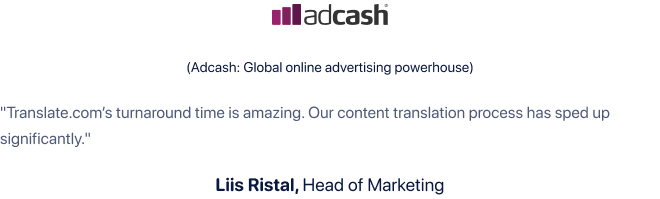 Adcash review on Translate.com PDF Translation